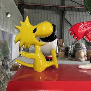 Sợi thủy tinh chất lượng cao quy mô lớn trang trí tùy chỉnh linh vật Snoopy điêu khắc/điêu khắc/hiển thị - Product Image 3