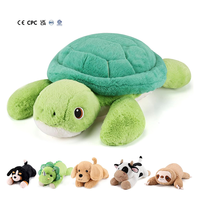 Coussins réconfortants en peluche personnalisables, rembourrés de coton PP, motifs raton laveur, pingouin, tortue, phoque, oie blanche, unisexe, pour fêtes