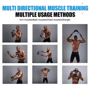 Twister kol eğitmen 30/40/50kg ayarlanabilir göğüs egzersiz kol eğitmen Twister kol eğitmen taşınabilir güç Twister Bar - Product Image 6