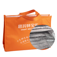 Sac isotherme réutilisable avec logo personnalisé vente en gros de sac isotherme non tissé pour le déjeuner pour les aliments