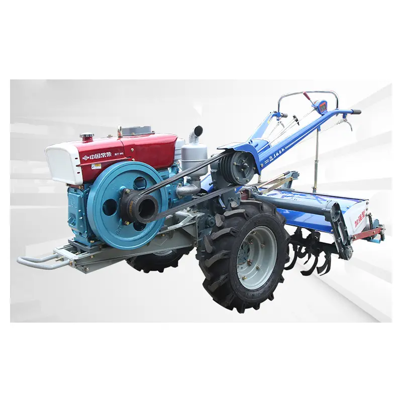 Fabbricazione in cina 12hp 18hp agricoltura diesel reverse gear power tiller machine
