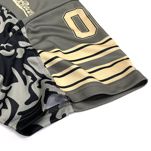 Maillots de football américain streetwear pour adultes, impression numérique personnalisée, respirants, grandes tailles, anti-UV, séchage rapide, col en V, coupe oversize - Product Image 6