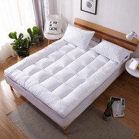 Benutzer definierte King/Queen/Full Size Dicke Matratze Pad Mikro faser Polyester Fill Pillow Top Bett Matratze Topper für Hotel und Zuhause