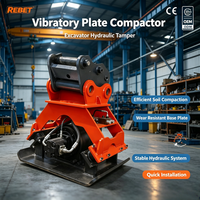 Compacteur à plaque vibrante pour excavatrice Strong Force REBET, robuste et durable, compacteur de sol hydraulique pour la construction routière, CE ISO