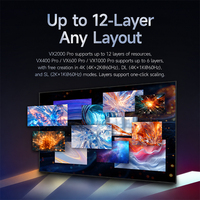 VX400Pro Procesador de Video Digital Comercial con Pantalla Digital Multifunción, Precio Bajo al por Mayor, Controlador de Video LED
