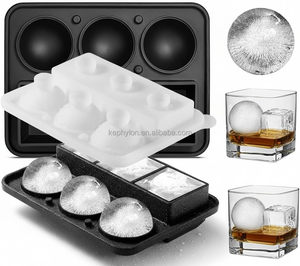 Moule à glaçons en silicone écologique pour whisky maison, moules à bâtonnets <span class=keywords><strong>de</strong></span> <span class=keywords><strong>glace</strong></span> personnalisés avec logo, support pour cornets, outils à crème glacée - Product Image 2