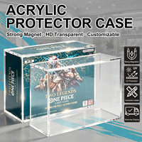 Boîte de présentation en acrylique personnalisée pour booster One Piece TCG, étui protecteur transparent compatible avec ETB SPC UPC