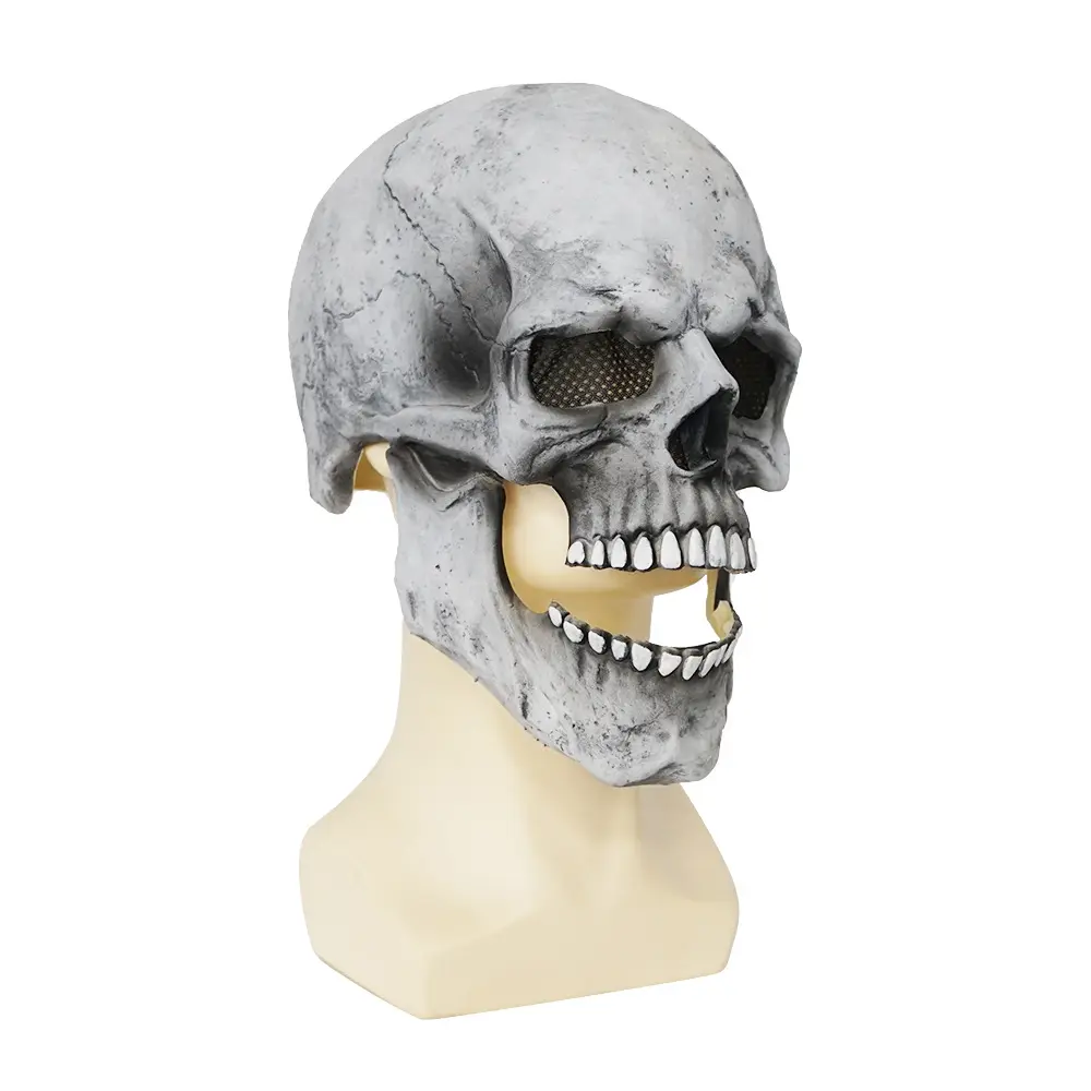 Halloween Đảng Điên Di Chuyển Skull Mặt Nạ Cao Su