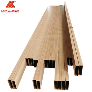 Perfil <span class=keywords><strong>de</strong></span> <span class=keywords><strong>Tubo</strong></span> Cuadrado <span class=keywords><strong>de</strong></span> <span class=keywords><strong>Aluminio</strong></span> WoodGrain <span class=keywords><strong>de</strong></span> 2x4 Pulgadas, <span class=keywords><strong>Tubo</strong></span> Rectangular para Decoración - Product Image 3