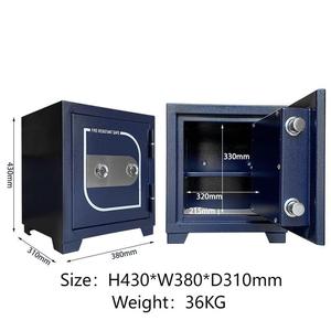 Lớn Xuất Khẩu An Toàn Xác Thực Vân Tay Chống Cháy Chống Trộm Hộ Gia Đình Đơn Vị Nặng Đôi Khóa An Toàn - Product Image 2