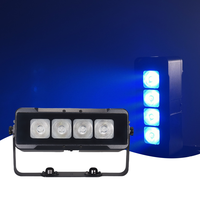 Projecteur LED sans fil DMX IR à batterie IP65 pour extérieur, étanche, RGBWA UV 4X20W, pour scène, fête, spectacle, événement