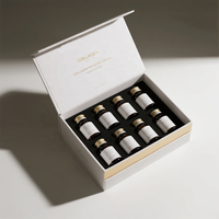 Boîtes rigides personnalisées pour coffret cadeau de collagène haut de gamme avec impression bronzée et emballage pharmaceutique