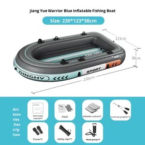 Bote Inflable de PVC Ecológico, Reforzado y Plegable, para Pesca y Navegación - Product Image 4