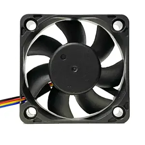 4-wire DC 5015 Brushless 3d Printer 12V 50mm Axial Black Plastic FREE Standing Restaurant Exhaust Fan Copper Motor Cooling Fan