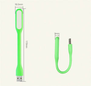 Lampe de lecture de bureau flexible pour ordinateur portable Ordinateur portable Petite prise Lampe de table LED Veilleuse USB - Product Image 6