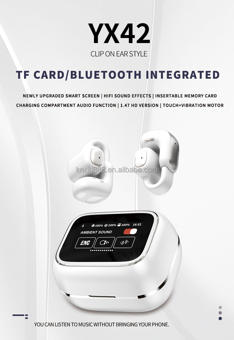 YX42 TWS Earbuds - High Fidelity, Noise Reduction, and Comfort