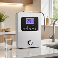 Ioniseur d'eau alcaline et acide EHM-849, modèle domestique de table, 11 plaques, écran LCD couleur 3,8 pouces, 110V 240V