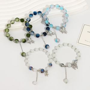 Nouveau Bracelet de Luxe Léger Perlé Inspiré du Papillon Chinois, Charme Élégant pour Couple, Idéal Cadeau pour Femme ou Petite Amie - Product Image 1