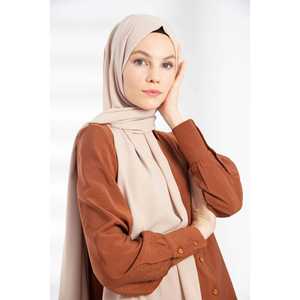 Chal de Crepé Transpirable con Estampado de Piedras, Estilo Largo de Chifón para Uso Diario en Primavera, Departamento Musulmán - Product Image 4