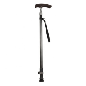 <span class=keywords><strong>Bâton</strong></span> <span class=keywords><strong>de</strong></span> <span class=keywords><strong>marche</strong></span> <span class=keywords><strong>pliable</strong></span> en aluminium d'approvisionnement d'usine canne à manche en caoutchouc léger en fibre solide <span class=keywords><strong>bâton</strong></span> <span class=keywords><strong>de</strong></span> télescope réglable extérieur - Product Image 3