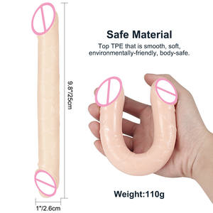 12.4 "Zachte Gelei Dildo 'S Dubbelzijdige Dildo Lange Realistische Dildo 'S Lesbische Vaginale Anale Sex Plug Speelgoed Voor Vrouwen Masturbators - Product Image 6