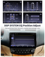 Radio Multimedia Android de 9 Pulgadas con GPS para Honda Accord 7 2003-2008, Android Auto, Carplay, Wifi, Pantalla, Reproductor de Navegación 4G