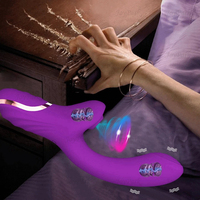 JoyPark Erotischer G-Punkt Klitoris-Stimulator Rabbit Vibrator 10 Frequenzen USB Aufladbar IPX6 Wasserdicht Vibrationsmassage