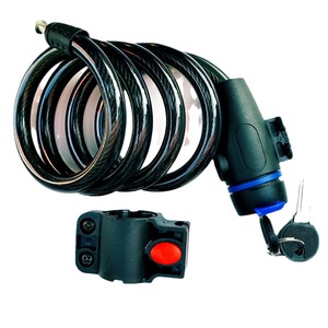 Bicycle <b>Cable</b> <b>Lock</b> 85Cm Length 7.5Cm Thickness <b>With</b> <b>Lock</b> Frame Durable Steel Anti Theft Bike Security <b>Lock</b> - Product Image 5