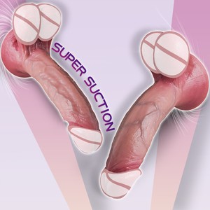 Jouets sexuels réalistes en silicone, gros dildo réaliste, dildo géant pour usage lesbien - Product Image 3
