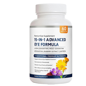 Cápsulas Premium para el Cuidado de los Ojos, 60 Cápsulas Vegetarianas, Suplemento Premium para el Apoyo de la Vista, Fórmula Avanzada 15 en 1 - Product Image 1