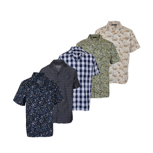 Camicia da <span class=keywords><strong>uomo</strong></span> turco di grandi dimensioni con stampa Casual professionale di buona qualità a manica corta a <span class=keywords><strong>fiori</strong></span> - Product Image 1