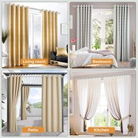 Tringle à rideau industrielle noire mate de style français, décoration de fenêtre pour la maison