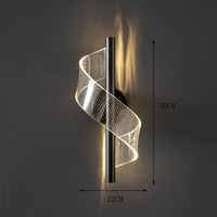 Lampes murales LED créatives minimalistes de luxe pour la protection lumineuse intérieure du salon et de la chambre, idéales pour les mariages