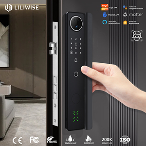 Liliwise Automatic Doorbell Palm Vein <b>Smart</b> Lock Hotel Door Locks Digital <b>Wifi</b> Screen Face Recognition <b>Smart</b> Lock With <b>Camera</b> - Product Image 1