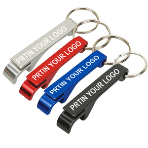 Nhà Máy Bán buôn giá rẻ tùy chỉnh kim loại Opener với logo nhôm bia tùy chỉnh Keychain mở chai logo của bạn - Product Image 1