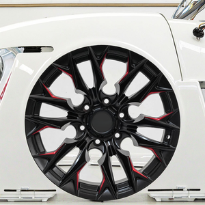 Roues en alliage à rayons en aluminium Sport noir jantes chromées de voiture 18 19 20 21 22 pouces 5x112 roues forgées - Product Image 5