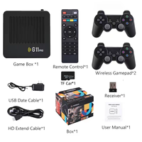 L G11 Pro 4K HD Tv Set Top Game Box et consoles de jeux vidéo rétro avec manettes USB, émulateurs, Consola De Juegos