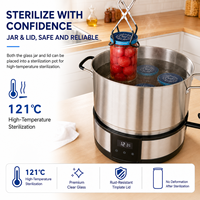 Bocal de conserve avec couvercle 500 ml, bocal en verre Mason avec couvercle à ouverture facile par torsion, pour sauce chili, miel, confiture, cornichons, OEM ODM 16 oz, 12 ensembles