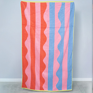 Pure Cotton Beach <b>Towel</b> Striped Rectangle 100% Cotton Adult <b>Bath</b> <b>Towel</b> For Beach Swimming Sports - Product Image 5