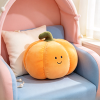 OEM Coussin en peluche citrouille souriante mignonne, Décoration de table d'Halloween, Poupée en peluche légume, Vente en gros