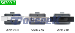 आयताकार आकार धातु हैंडल Rv कारवां मोटरहोम ड्रॉअर के लिए पुश बटन लैच - Product Image 2