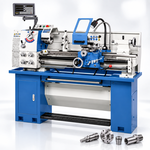 Torno Manual de Alta Precisión con Corte Estable para Fabricación de Piezas Metálicas - Product Image 1