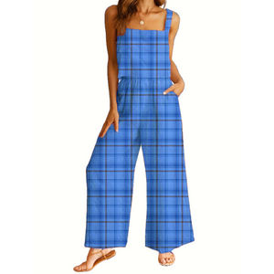 Conjunto de 2 Piezas para Mujer, Camisola sin Mangas con Cuello Cuadrado y Pantalones Anchos, Traje Casual a la Moda - Product Image 6