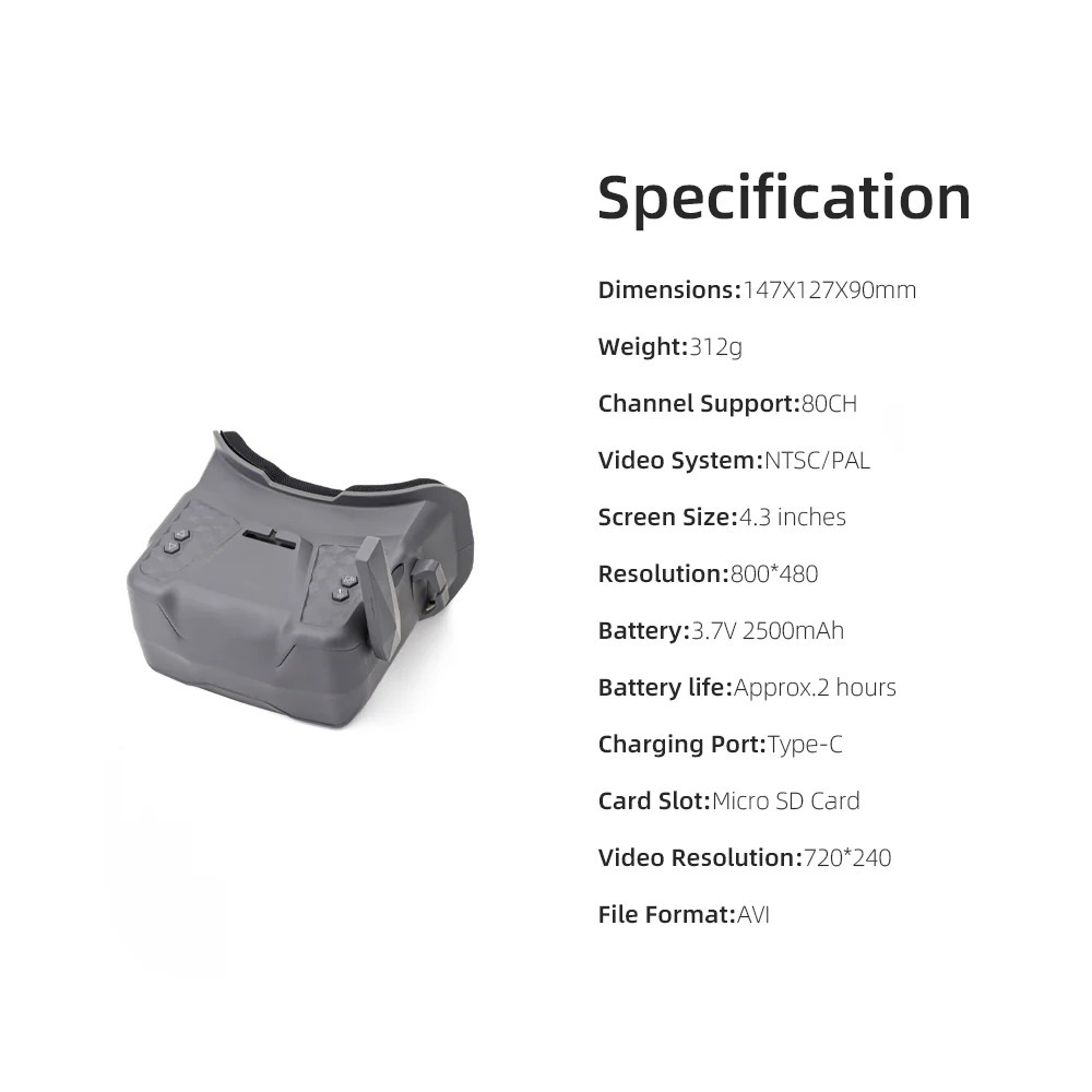 GRAY HGLRC VR001
