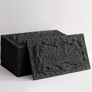 Panneau mural en pierre artificielle <span class=keywords><strong>d</strong></span>écorative extérieure moderne en polyuréthane / PU, revêtement mural en pierre artificielle, placage de pierre, 25x45cm - Product Image 2