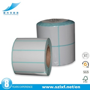 Étiquettes thermiques directes 500 étiquettes d'expédition en plastique imperméables par rouleau Prix d'usine Personnalisé 4''x 6'' PET Code-barres Épicerie - Product Image 6