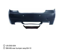 Accessoires de carrosserie pour bmw série 5 E60 kit de carrosserie m sport modifié M5 mise à niveau M5 pare-chocs avant et arrière jupe latérale calandre
