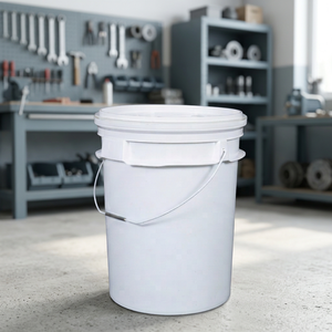 Conteneur d'huile lubrifiante en plastique rond classique écologique industriel de 20 LTR - Product Image 2