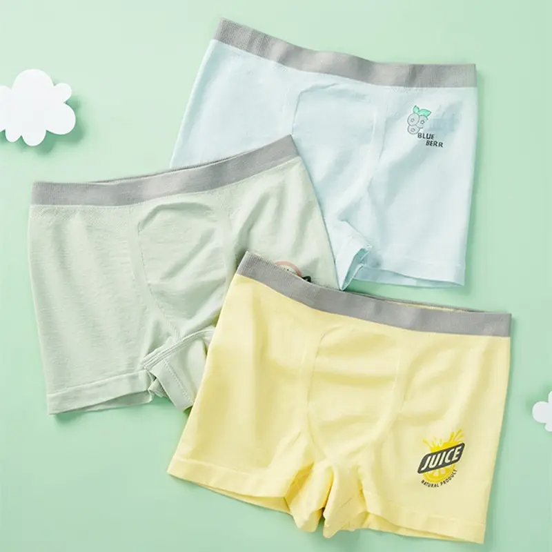 Wholesale/ODM/OEM Summer Soft Cute Children's Underwear Cartoon Shorts Boy Boxer Teen Boys Underwear