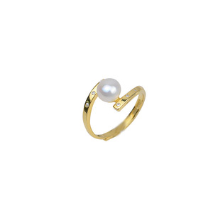 Bague ouverte en argent S925 Wenchi pour femme, réglable, avec plateau vide pour perles, modèle 16851, taille 45 - Product Image 5